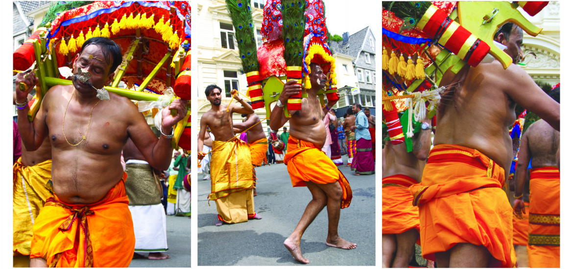 #Kavadi-Tänzer #Wuppertal #Sri Navathurgadevi #Tempelfest #31.05.2025